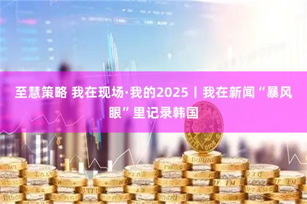 至慧策略 我在现场·我的2025丨我在新闻“暴风眼”里记录韩国